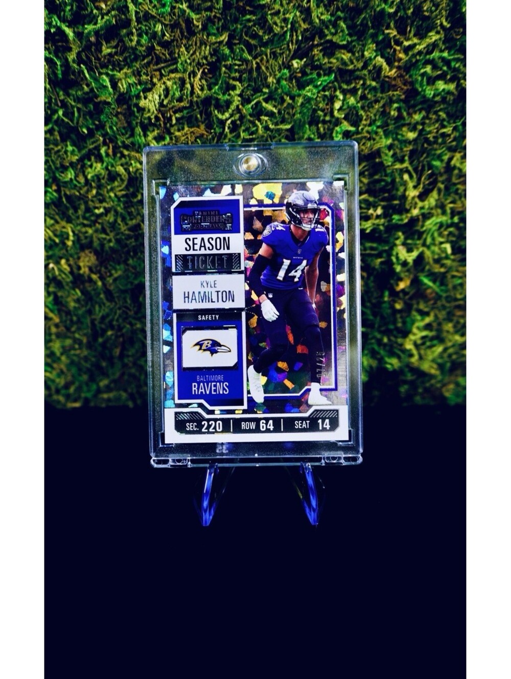 2023 Panini Contenders “Kyle Hamilton” Cracked Ice Season Ticket   #/25